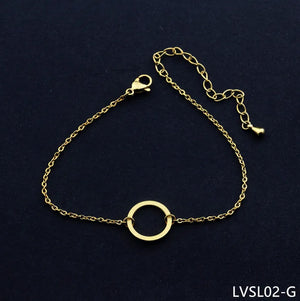 Beaded Round Charms Bracelet Engagement LVSL02