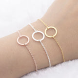Beaded Round Charms Bracelet Engagement LVSL02