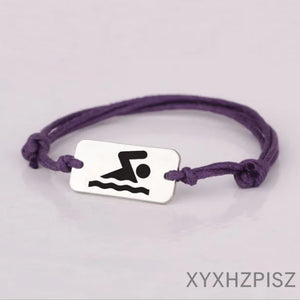 Sport Charms Bracelet for Women or Men