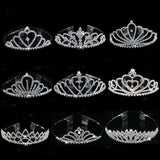 Crystal Tiaras Headband Flower Girls Bridesmaid Wedding Hair Accessories