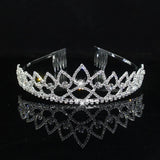 Crystal Tiaras Headband Flower Girls Bridesmaid Wedding Hair Accessories