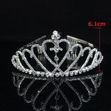Crystal Tiaras Headband Flower Girls Bridesmaid Wedding Hair Accessories
