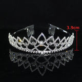 Crystal Tiaras Headband Flower Girls Bridesmaid Wedding Hair Accessories