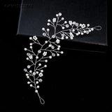 Bridal Rhinestone Tiara Headband Frontlet Wedding Headdress Accessories