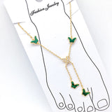 Butterfly Pendant Anklets Foot Chain for Women Summer Tassel Beach Leg Bracelet