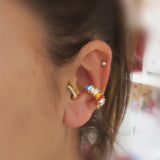 CZ Zircon Clip Earrings Set Bridal Wedding Earclip Jewelry