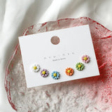 Ceramic Earrings Set - Women's Jewelry