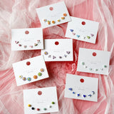 Ceramic Earrings Set - Women's Jewelry