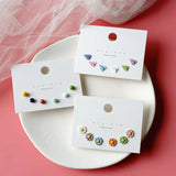 Ceramic Earrings Set - Women's Jewelry