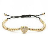 Chain Rope Beads Bracelets For Women Engagement BZS008-R