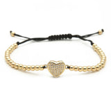 Chain Rope Beads Bracelets Engagement BZS008-R