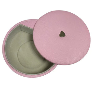 Jewelry Storage Box Round Cover Rotating Protective Charm Ring Big Box