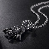 Dragon Pendant Stainless Steel Necklaces Chunky Jewelry Men Women Gift