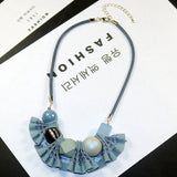 Cloth Art Clavicle Necklace for Women