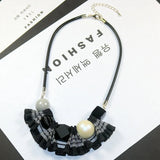 Cloth Art Clavicle Necklace for Women