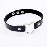 Harajuku Punk Rock Gothic PU Leather Collar Choker Necklace
