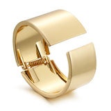 Statement Bangle for Women Chunky Metal Cuff Bracelet