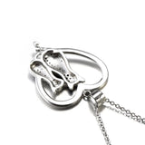 Sterling Silver Creative Cat Pendant Necklace Jewelry