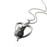 Sterling Silver Creative Cat Pendant Necklace Jewelry