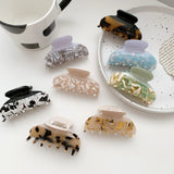 Stylish Two-Color Hair Clip Claws High Floral Pattern for Girls