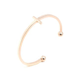 Women's Cross Bangle Bracelets Charms Engagement