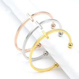 Women's Cross Bangle Bracelets Charms Engagement
