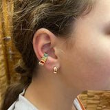 Boho Crystal Metal Ear Cuff Set for Women