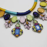 Crystal Rhinestone Choker Necklace for Wedding Party
