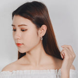 Crystal Star Earring For Women Ear Jewelry Kolczyki