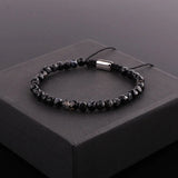 Cube Faceted Stone Amethyst Agate Labradorite Beads Bracelet