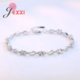 925 Silver Bracelet with Cubic Zircon Crystal for Women