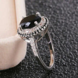 2.35ct Cut Oval Ring for Women Wedding Engagement Party Gift Size 6-10