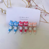 Animal Female Earrings Polymer Clay Party Jewelry For Women Girls