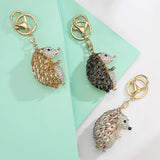 Hollow Hedgehog Animal Shape Key Chain Bag Pendant Gift