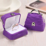 Handbag Shaped Jewelry Box Earrings Bracelet Storage Bag