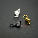 Hand Shape Heart Gesture Charms Pendant 20pcs