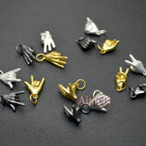 Hand Shape Heart Gesture Charms Pendant 20pcs
