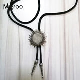 Handcrafted Western Cowboy Bolo Tie Necklace Pendant