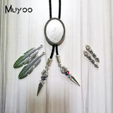 Handcrafted Western Cowboy Bolo Tie Necklace Pendant