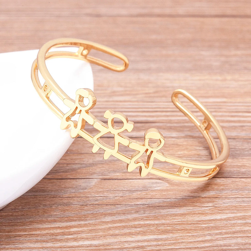 Zircon Open Bangle Bracelet for Women Gift
