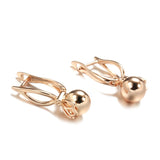 Rose Unusual Long Earrings Ethnic Bride Wedding Jewelry