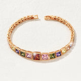 Colorful Zircon Drop Bracelet Chain Gift