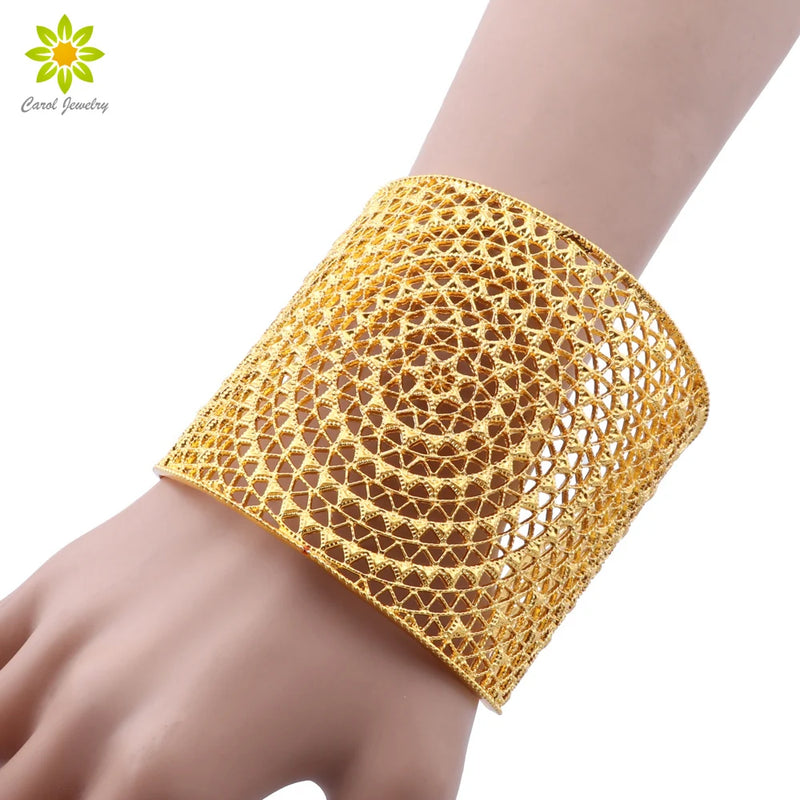 Dubai Bangle&Bracelet For Women African/Arabic Bride Wedding Jewelry