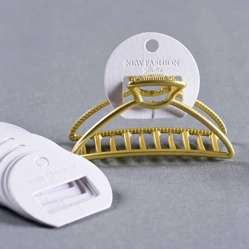 Eco-Friendly Cardboard Hair Clip Display Card