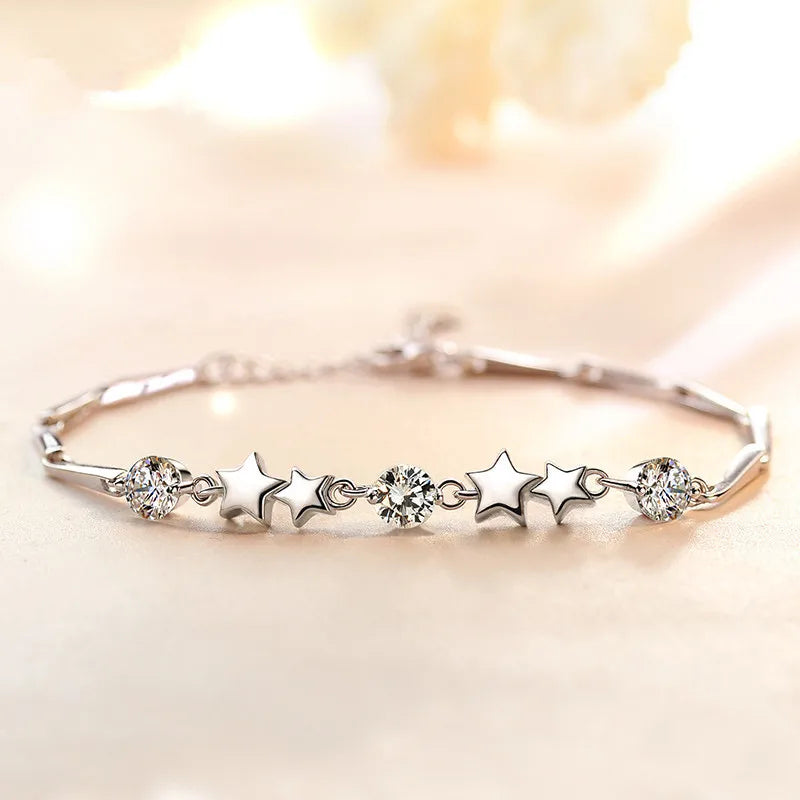 Zircon Star Bracelets for Women Jewelry