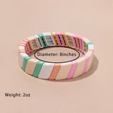 Enamel Bracelets Colorful Metal Bangle Gift Jewelry