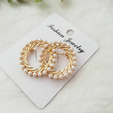 Enamel Pin Pearl Brooches Women Scarf Buckle Lapel Pin Brooch Jewelry