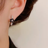 Camellia Flower Pearl Earrings - High Jewelry