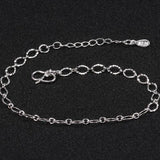 925 Sterling Silver Ankle Chains for Women Jewelry Anklet Bracelet
