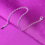925 Sterling Silver Ankle Chains for Women Jewelry Anklet Bracelet